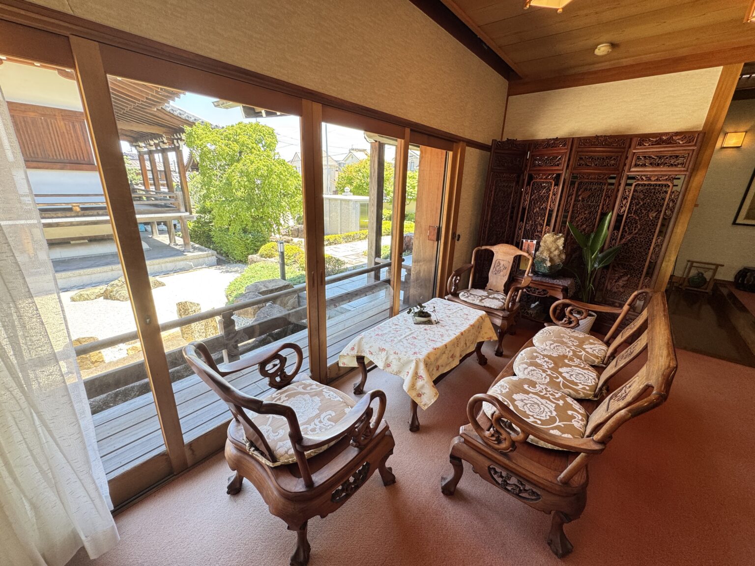 本成寺 本堂の廊下