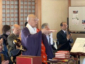 本成寺ニュース047｜身延山名古屋本願人会 祝祷会を奉行